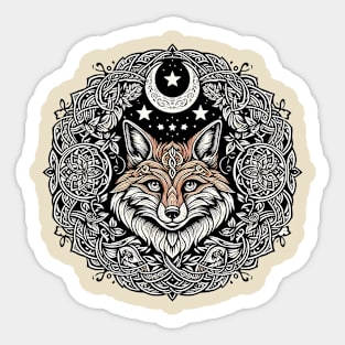 Celtic Fox Sticker